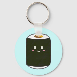 Kawaii Sushi Roll Nyckelring