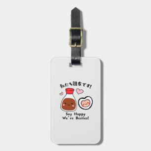 Kawaii Sushi & Soy Sauce Besties Bagagebricka