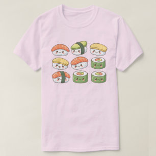 Kawaii Sushi Squad T Shirt