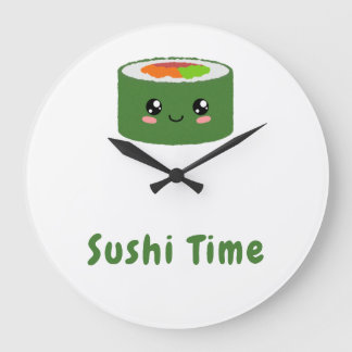 Kawaii Sushi Stor Klocka