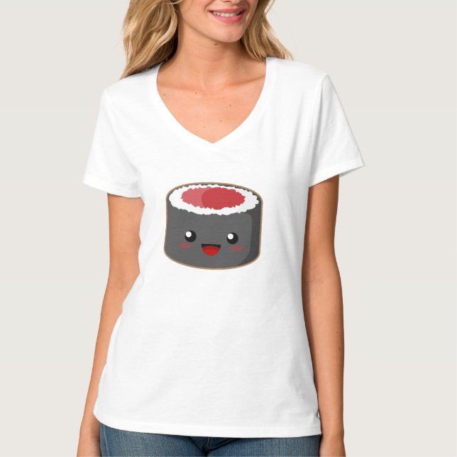 Kawaii Sushi T-shirt (Framsida)