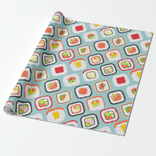 Kawaii Sushi Wrapping Papper Presentpapper
