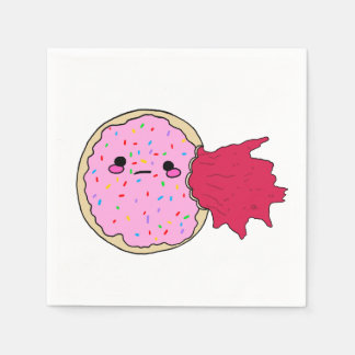 Kawaii Sylt Donut Eat Me Pappersservett