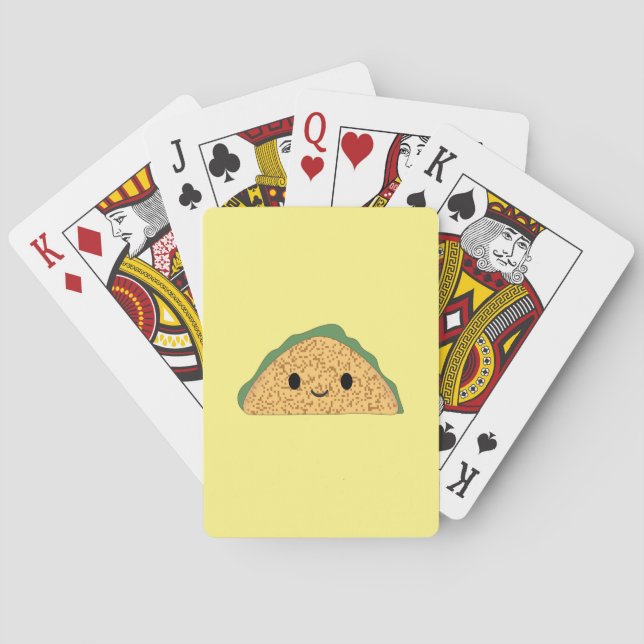 Kawaii Taco Casinokort (Baksidan)