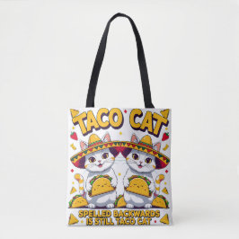 Kawaii Taco Cat Palindrome Fiesta Art Tygkasse