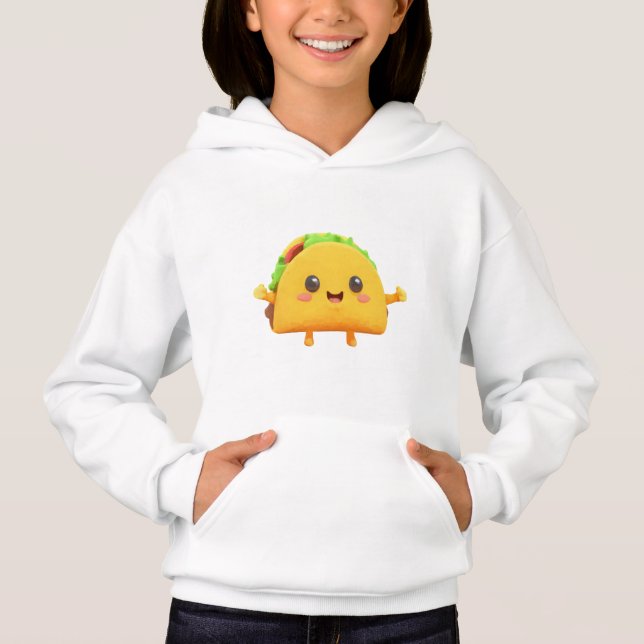 Kawaii Taco T Shirt (Framsida)