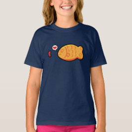 Kawaii Taiyaki japan Fisk-formad tårtaT-tröja T-shirt