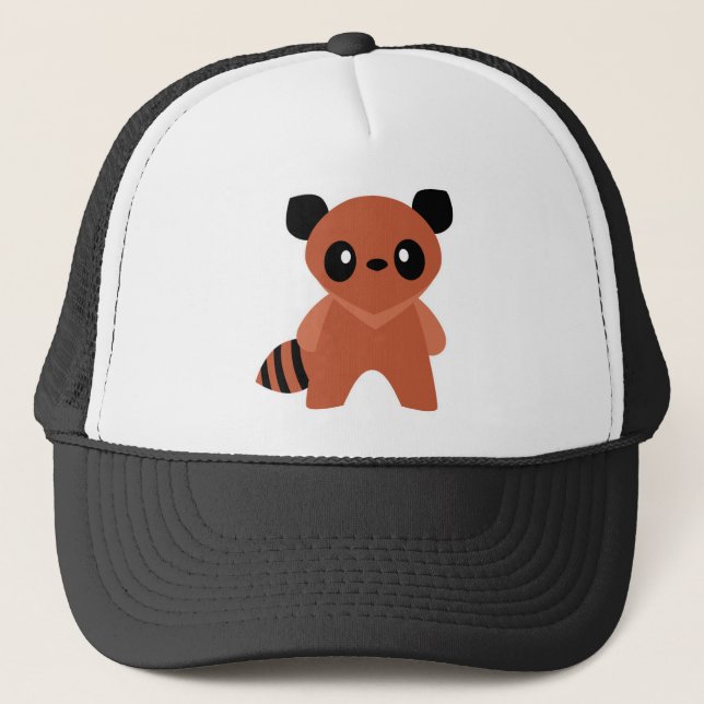 Kawaii Tanuki Truckerkeps (Framsida)