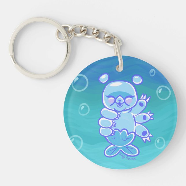 Kawaii Tardigrade Vatten Björn (Framsidan)