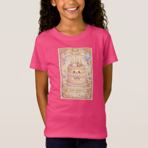 Kawaii Tarot Födelsedag “The Cake” Pastell söt T Shirt