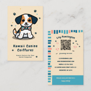 Kawaii Tassar Delight hund grooming Visitkort