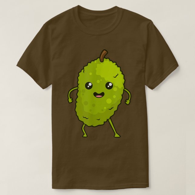 Kawaii Tecknad JackFrukt T Shirt (Design framsida)