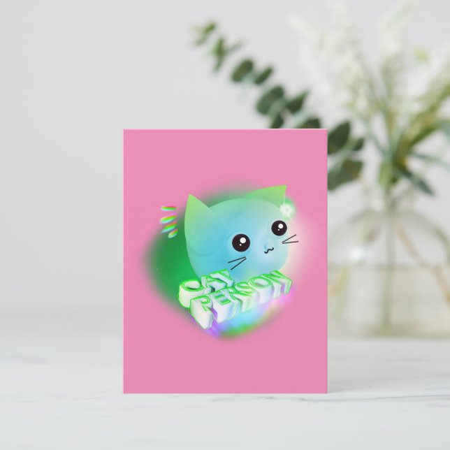 Kawaii Tecknad Kitten (Stående Fram)