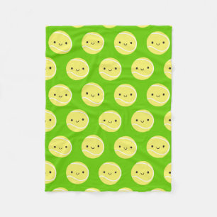 Kawaii Tennis Bollar Fleecefilt