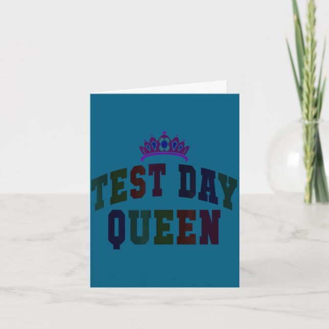 Kawaii test dag drottning testar lärare allt kort (Framsida)