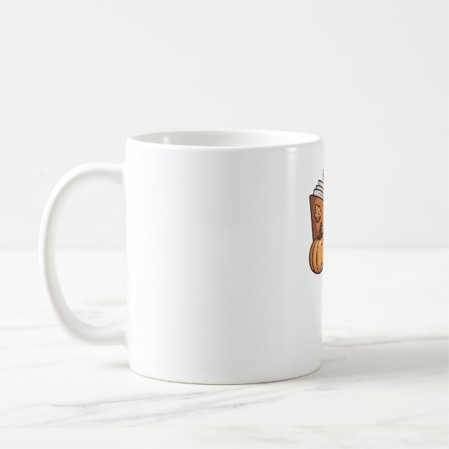 kawaii thanksgiving bok Oversized T-Shirt Kaffemugg (Vänster)