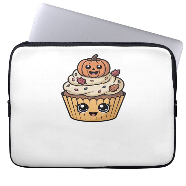 kawaii thanksgiving cupcoa Classic T-Shirt Laptop Fodral (Framsidan)