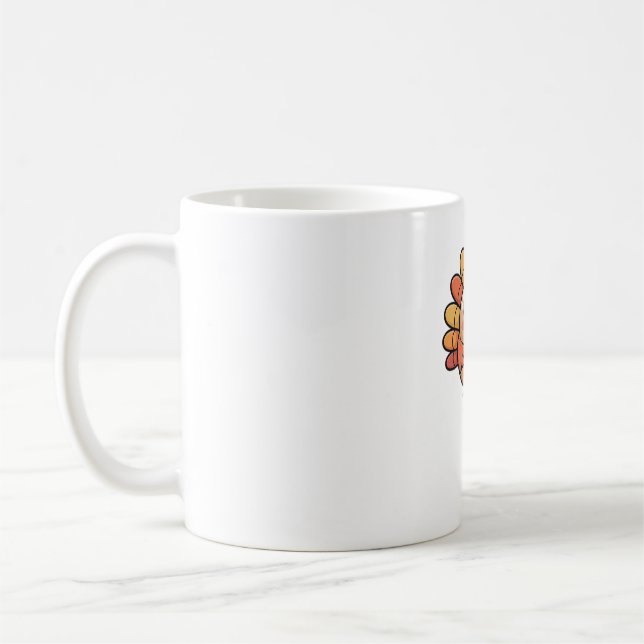 Kawaii thanksgiving turkey Classic T-Shirt Kaffemugg (Vänster)