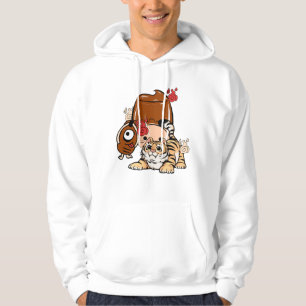 Kawaii Tiger, Bakezori Yokai & Purin Puddink Hoodie