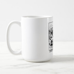 Kawaii Tiger Buda Castle Budapest Kaffemugg