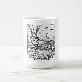 Kawaii Tigers vid Kristus Redeemer, Rio Kaffemugg