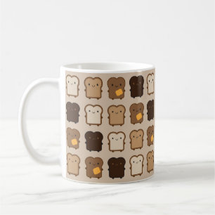 Kawaii Toast Kaffemugg