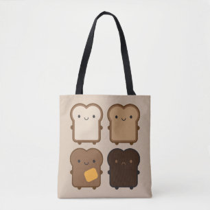 Kawaii Toast Tygkasse