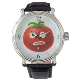 Kawaii Tomato Cute Funny Tecknad Vegetable Armbandsur