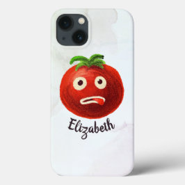 Kawaii Tomato Cute Funny Tecknad Vegetable Namn