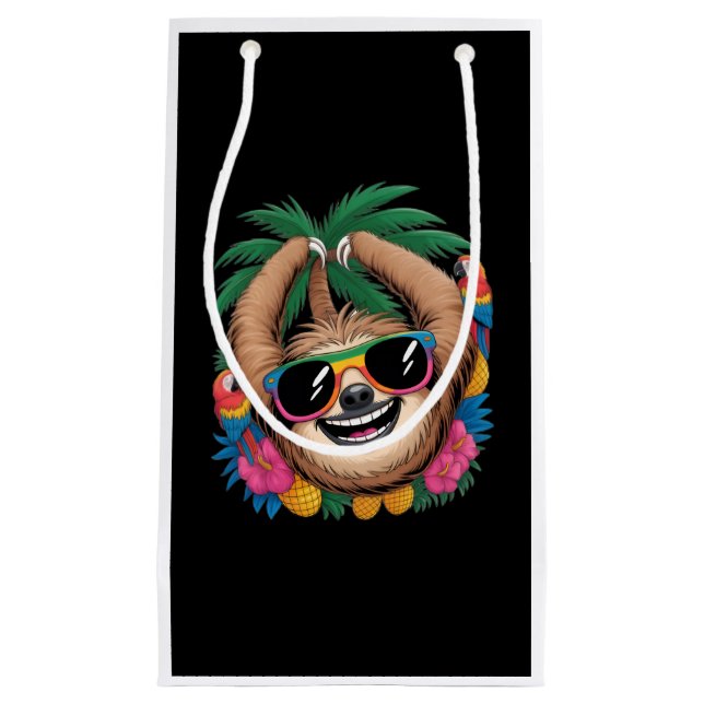 Kawaii Tropical Sloth – Cute Summer Vibes Rainbow  (Framsidan)