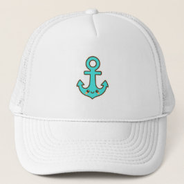 Kawaii Turcouise Anchor - Whimsical & Cheerful Keps