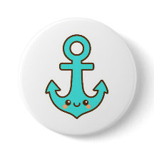 Kawaii Turcouise Anchor - Whimsical & Cheerful