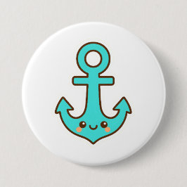 Kawaii Turcouise Anchor - Whimsical & Cheerful Knapp