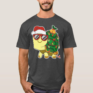 Kawaii Turtle Kame Julgran T Shirt