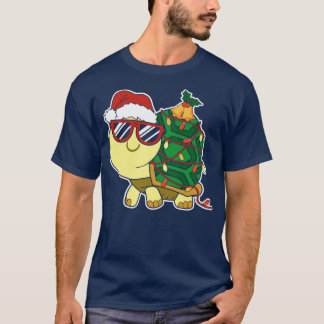 Kawaii Turtle Kame Julgran T Shirt
