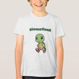 Kawaii Turtle Sweatshirt Cute Slowmotionx Tecknad T Shirt