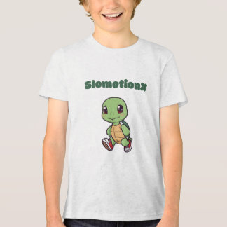Kawaii Turtle Sweatshirt Cute Slowmotionx Tecknad T Shirt