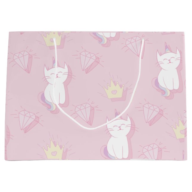 Kawaii Unicorn Cat Cute Caticorn för barn (Framsidan)