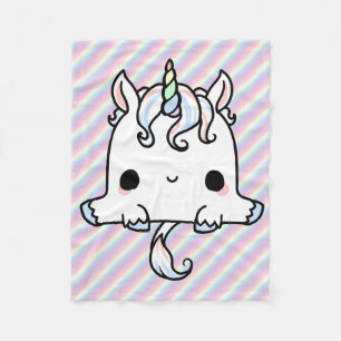 Kawaii Unicornfilt Fleecefilt