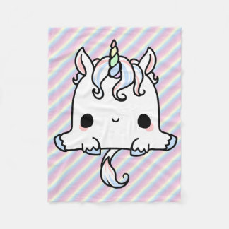 Kawaii Unicornfilt Fleecefilt