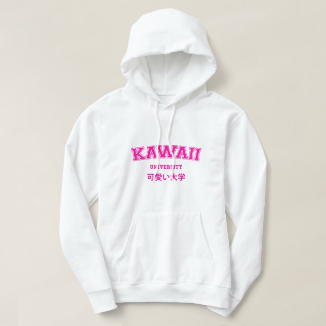 KAWAII UNIVERSITETEN HOODIE (Design framsida)