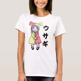Kawaii Usagi flickaT-tröja T Shirt