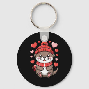 Kawaii Utter Alla Hjärtans Dags Hjärtan Vinter Sca Nyckelring
