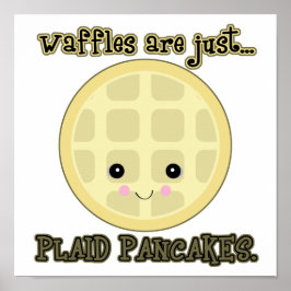 Kawaii-våfflor är bara rödpannkakor poster