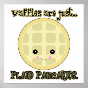 Kawaii-våfflor är bara rödpannkakor poster