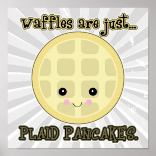Kawaii-våfflor är bara rödpannkakor poster