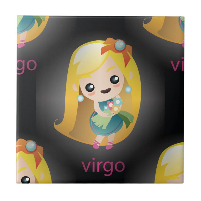 kawaii våg kakelplatta (Framsidan)