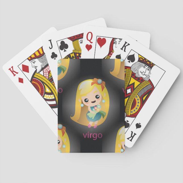 kawaii våg spel kort (Baksidan)