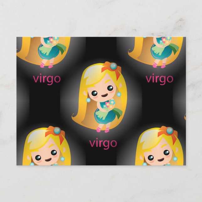 kawaii våg vykort (Framsida)