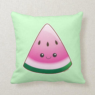 Kawaii vattenmelon kudde